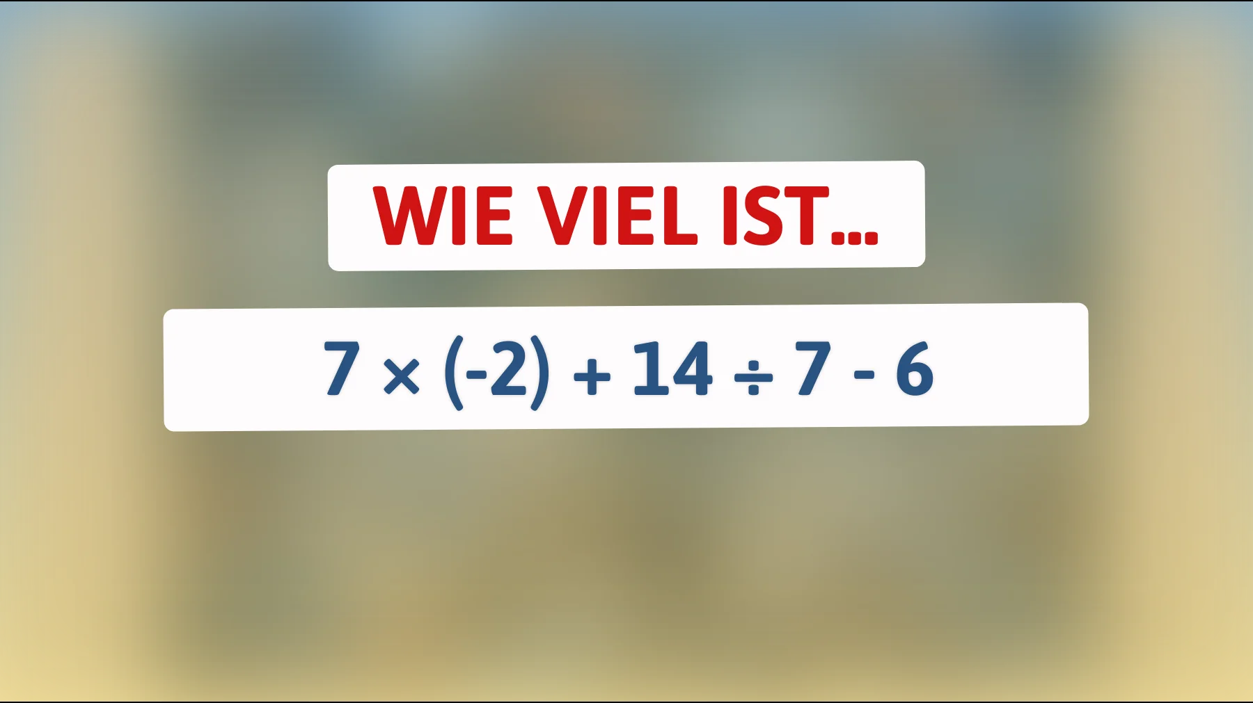 Du hältst dich für einen Mathe-Profi? Dieses Rätsel wird dein Können auf die Probe stellen!"